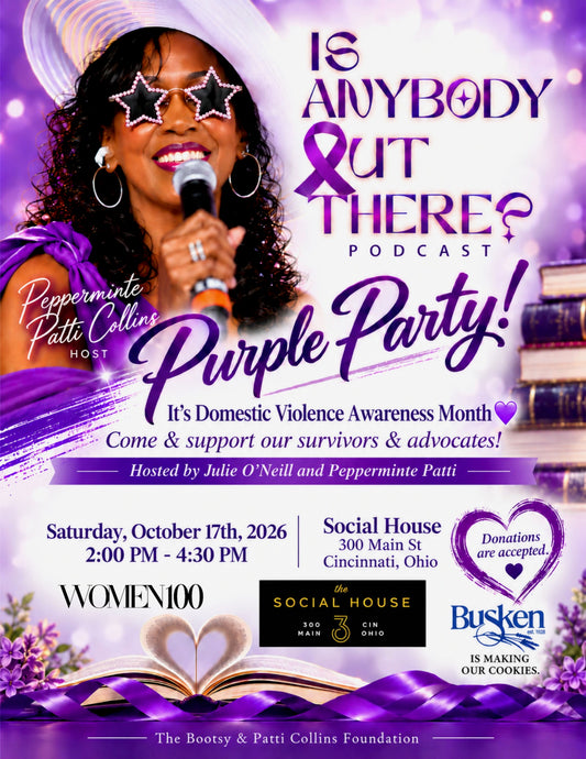 Is Anybody Out There? Podcast Purple Party